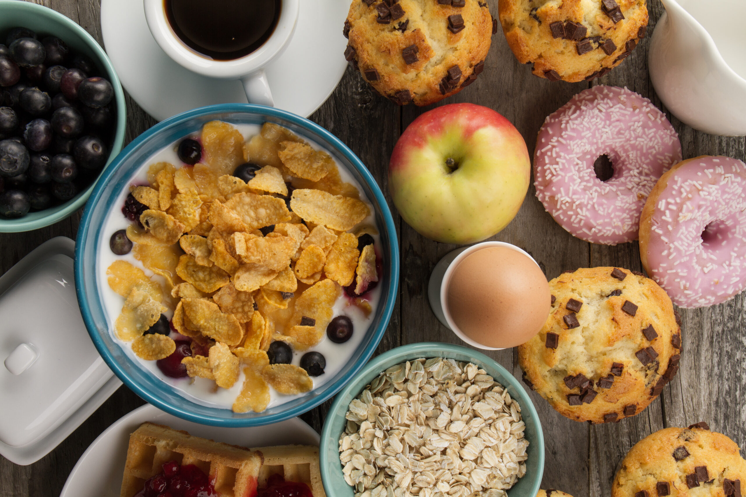 Processed food and natural food